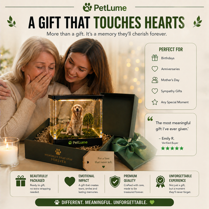 PetLume™ Personalized Pet Hologram Memory